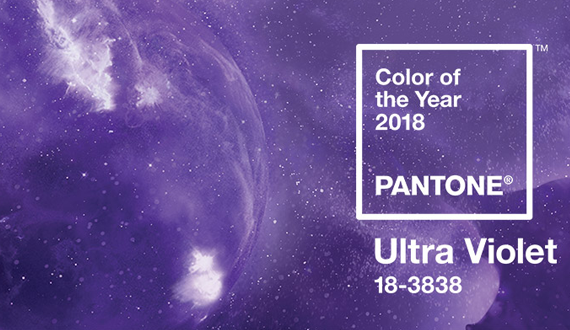 ultra violet é a cor do ano 2018
